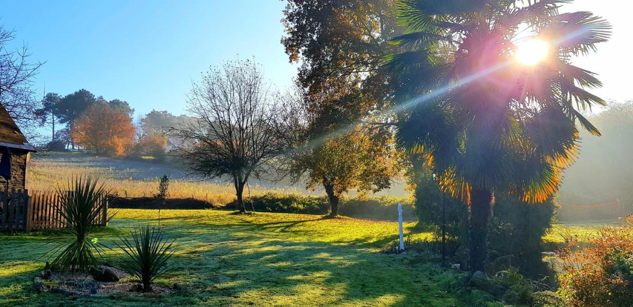 Le Vieux Moulin Gites - A Charming Stone Cottage With Garden View And Seasonal Pool Guegon Exterior foto